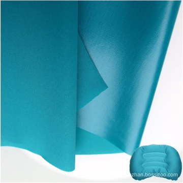 Bule Color TPU Laminated 30D Knitted Elastic Polyester Skin-friendly Fabric Used For Inflatable Pillow